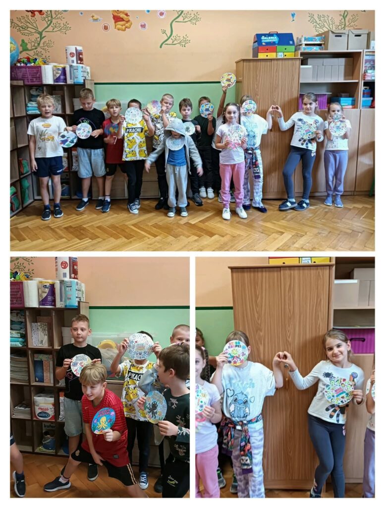 Dzień Kropki w klasach 1–3 SP35 w Łodzi